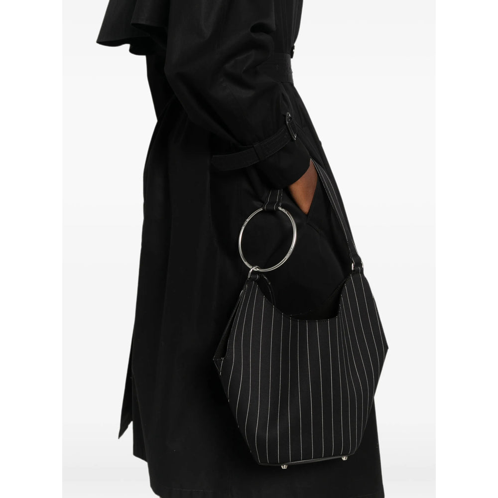 Dondup Black Tote Bags Women