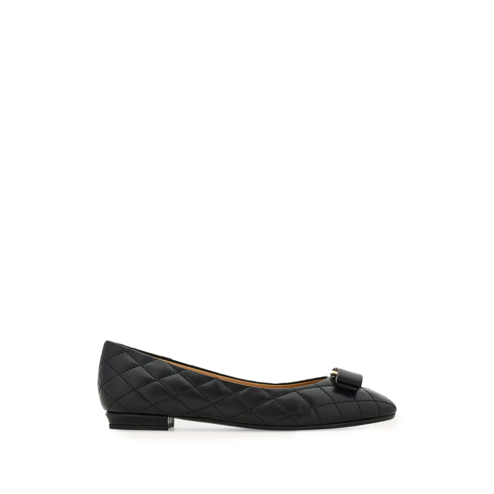 Ferragamo Black Ballet Flats Women