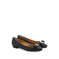 Ferragamo Black Ballet Flats Women