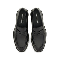 Ferragamo Black Loafers Men