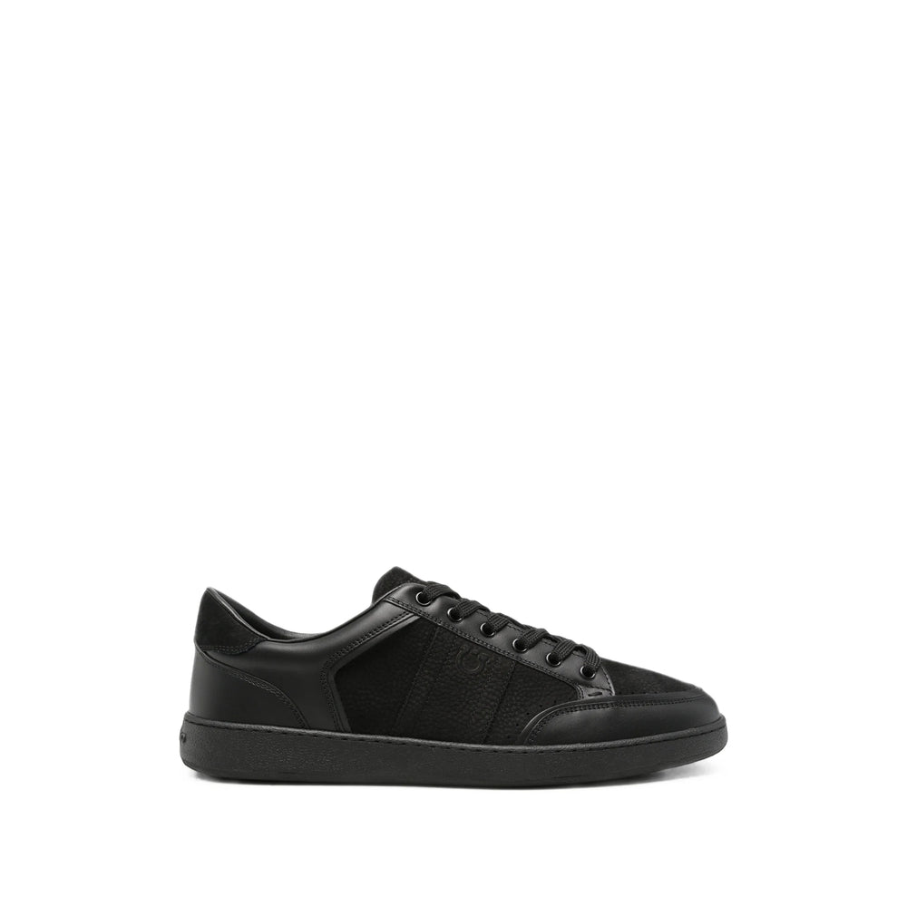 Ferragamo Black Trainers - Low-Tops Men