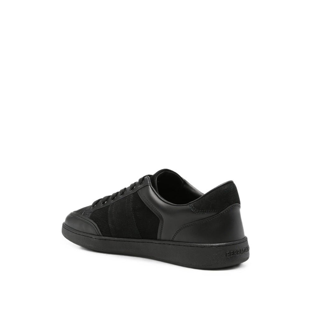 Ferragamo Black Trainers - Low-Tops Men