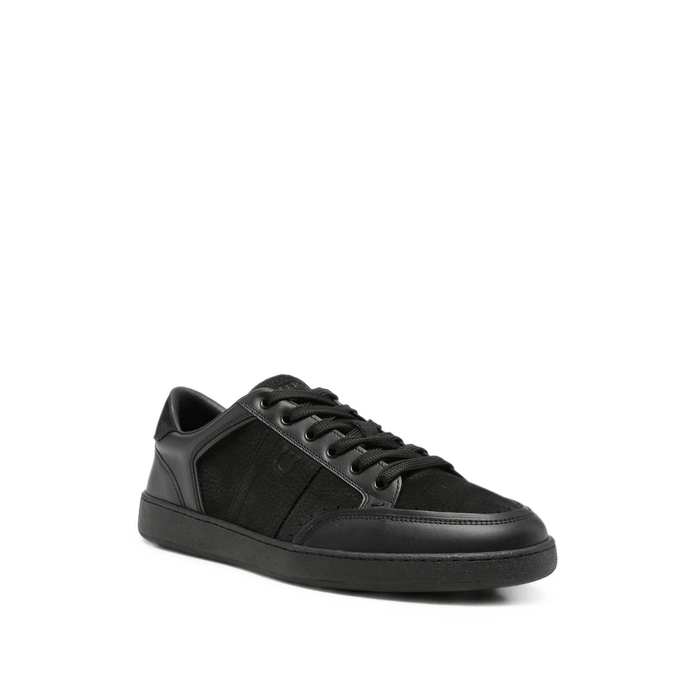 Ferragamo Black Trainers - Low-Tops Men