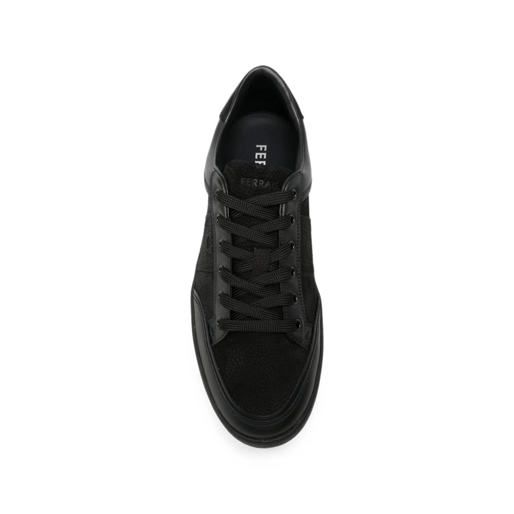 Ferragamo Black Trainers - Low-Tops Men