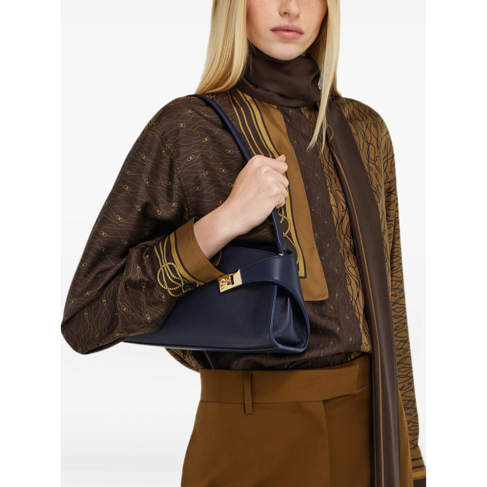 Ferragamo Ferragamo Blue Shoulder Bags Women