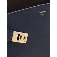 Ferragamo Ferragamo Blue Shoulder Bags Women