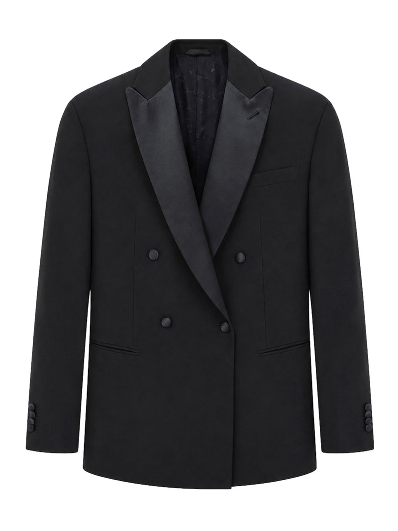Giorgio Armani Giorgio Armani Men Giorgio`S Virgin Wool Crepe Blazer