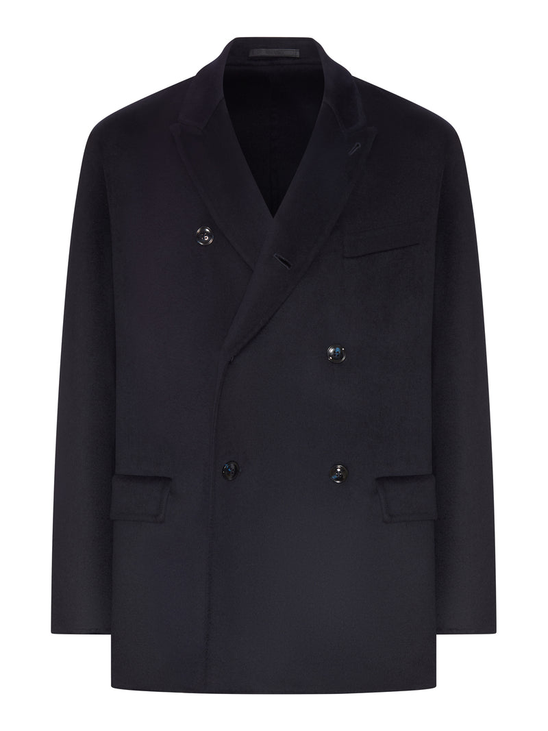Giorgio Armani Giorgio Armani Men Double-Breasted Cashmere-Blend Jacket