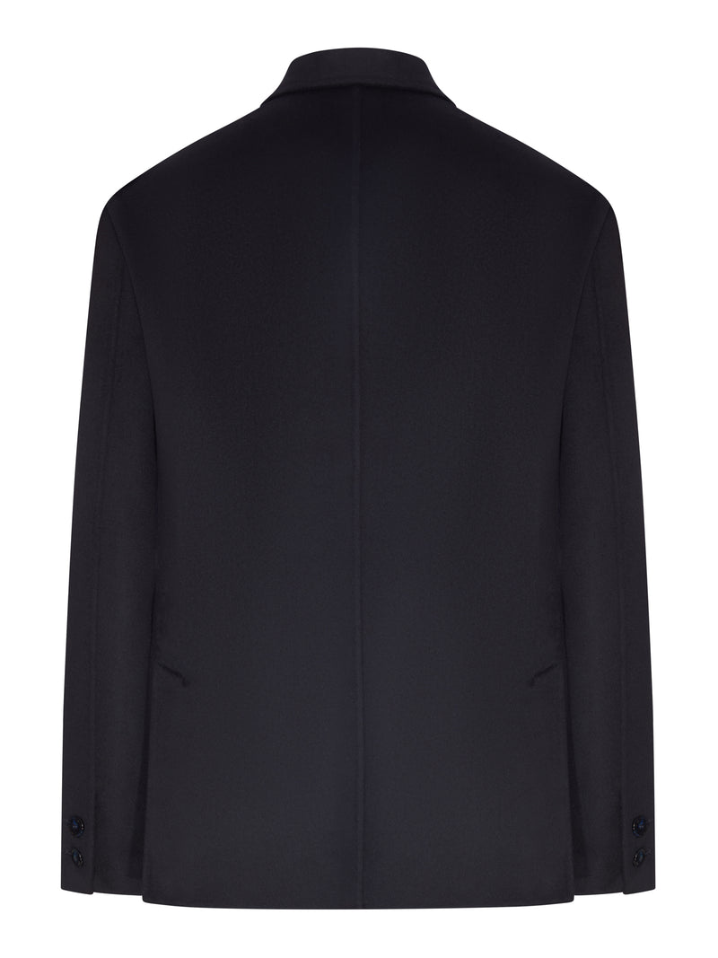 Giorgio Armani Giorgio Armani Men Double-Breasted Cashmere-Blend Jacket
