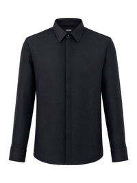 Giorgio Armani Giorgio Armani Men Giorgio`S Hammered Silk Satin Shirt