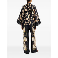 La Doublej Black Trousers - Palazzo Pants Women