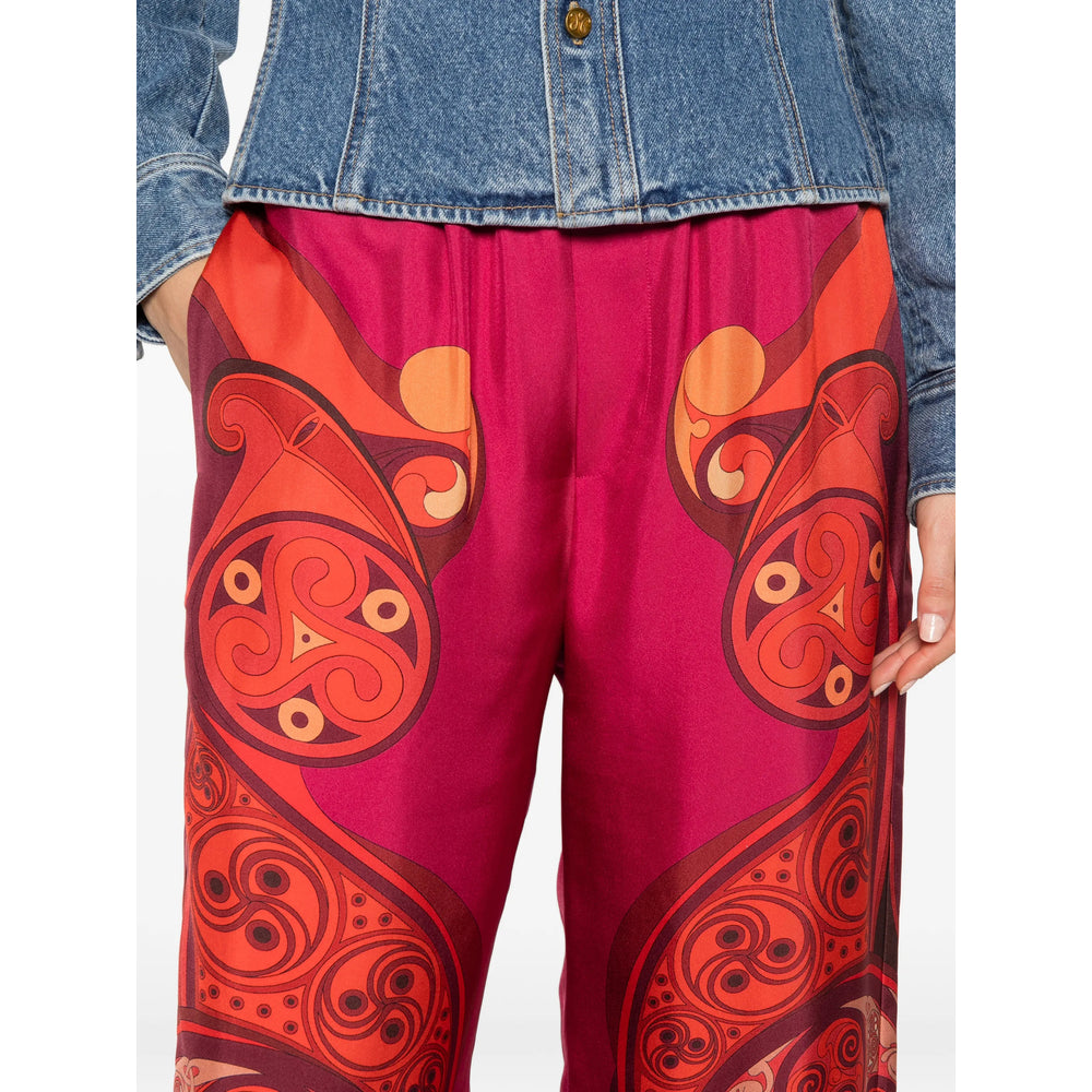 La Doublej Pink Trousers - Palazzo Pants Women