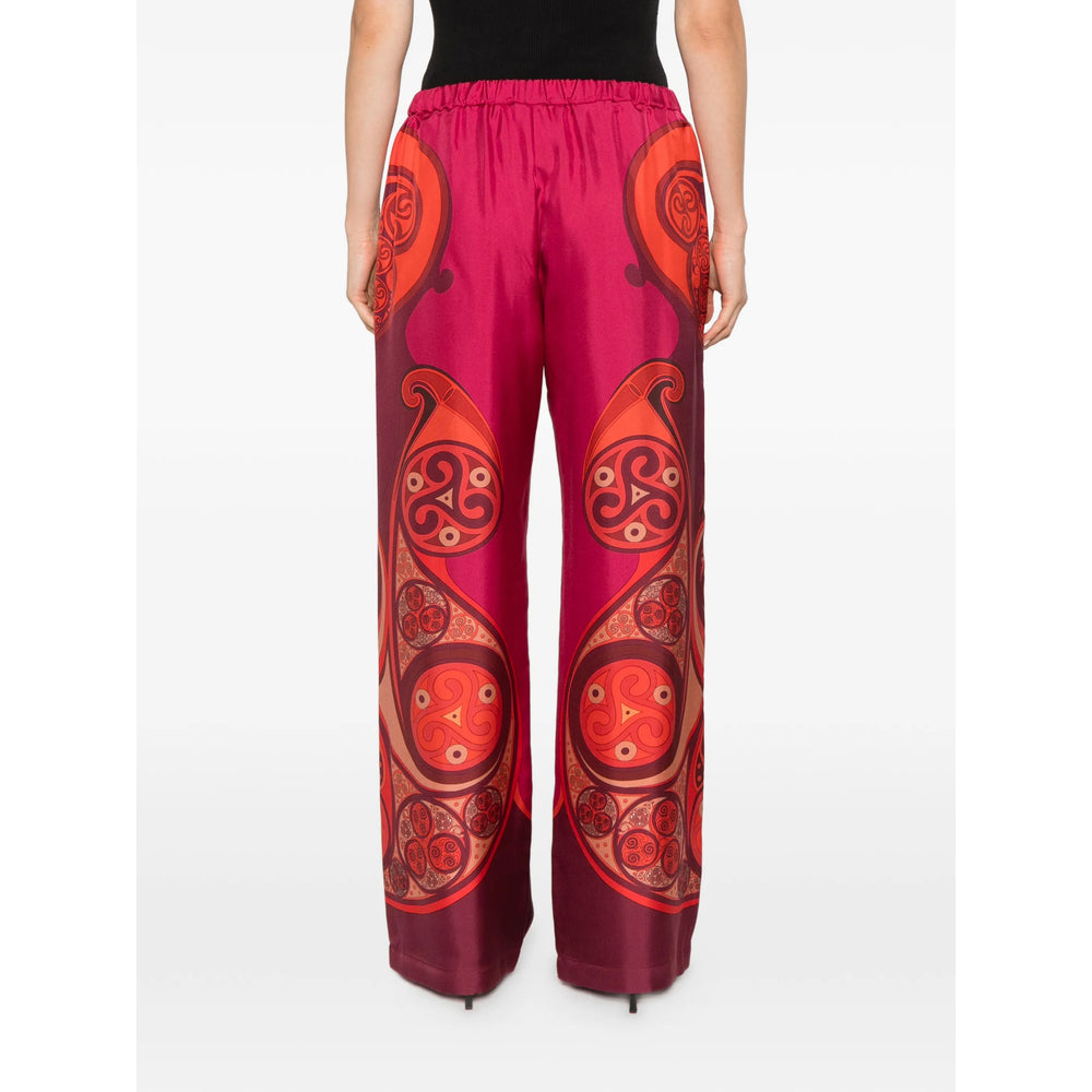 La Doublej Pink Trousers - Palazzo Pants Women