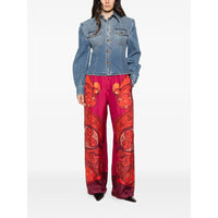 La Doublej Pink Trousers - Palazzo Pants Women