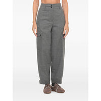 Peserico Peserico Grey Trousers - Straight Trousers Women