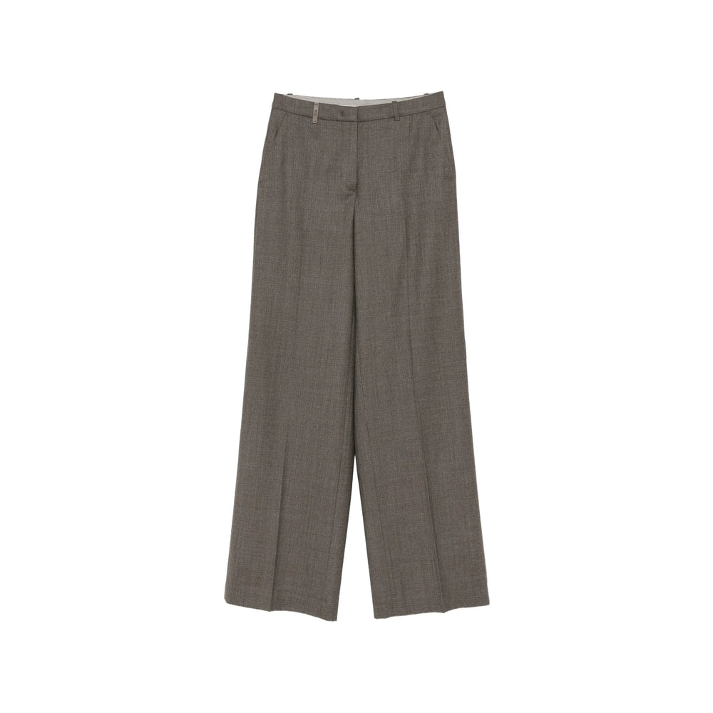 Peserico Grey Trousers - Tailored Trousers Women