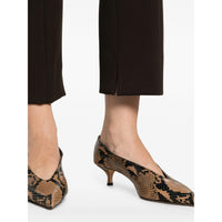 Peserico Peserico Brown Trousers - Cropped Trousers Women