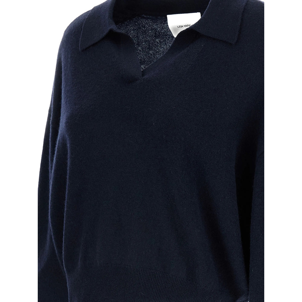 Lisa Yang Lisa Yang Blue Knitwear - Jumpers Women