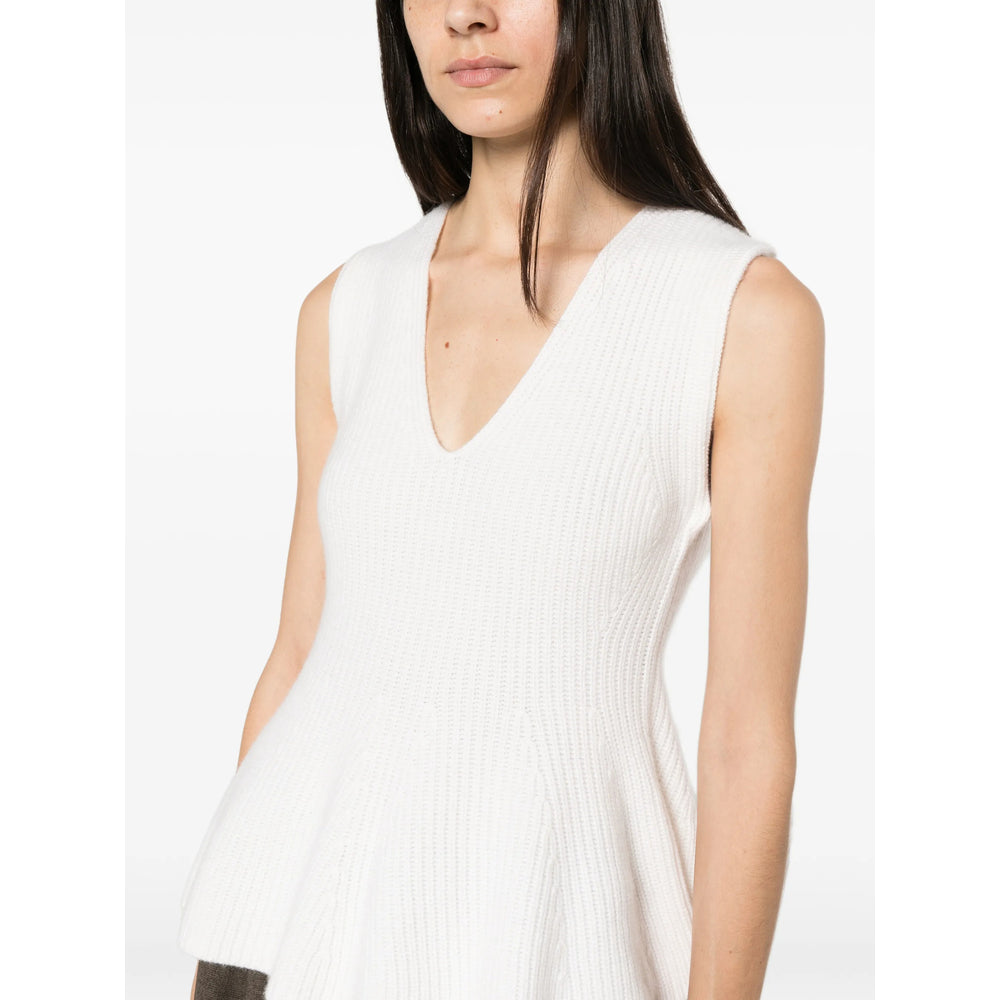 Lisa Yang Lisa Yang White Tops - Vests & Tank Tops Women