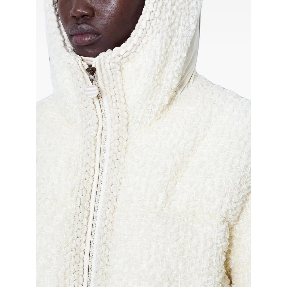 Moncler Neutrals Jackets - Puffer Jackets Women