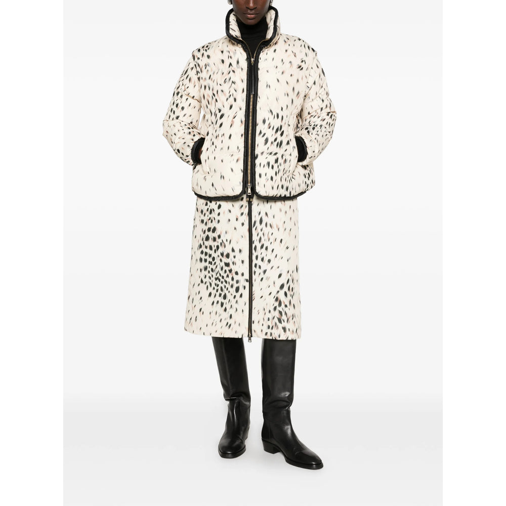Moncler Neutrals Jackets - Puffer Jackets Women
