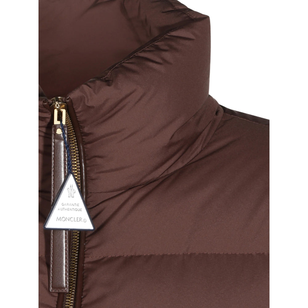 Moncler Brown Jackets - Puffer Jackets Women