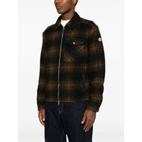 Moncler Brown Jackets - Shirt Jackets Men
