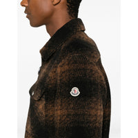 Moncler Brown Jackets - Shirt Jackets Men