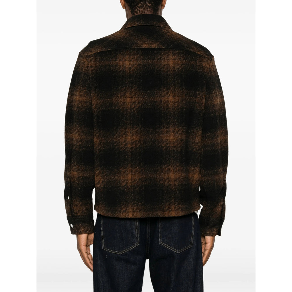Moncler Brown Jackets - Shirt Jackets Men