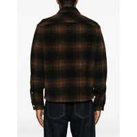 Moncler Brown Jackets - Shirt Jackets Men