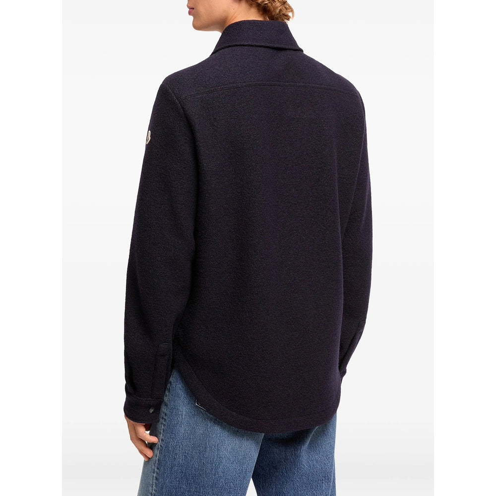 Moncler Blue Jackets - Shirt Jackets Men