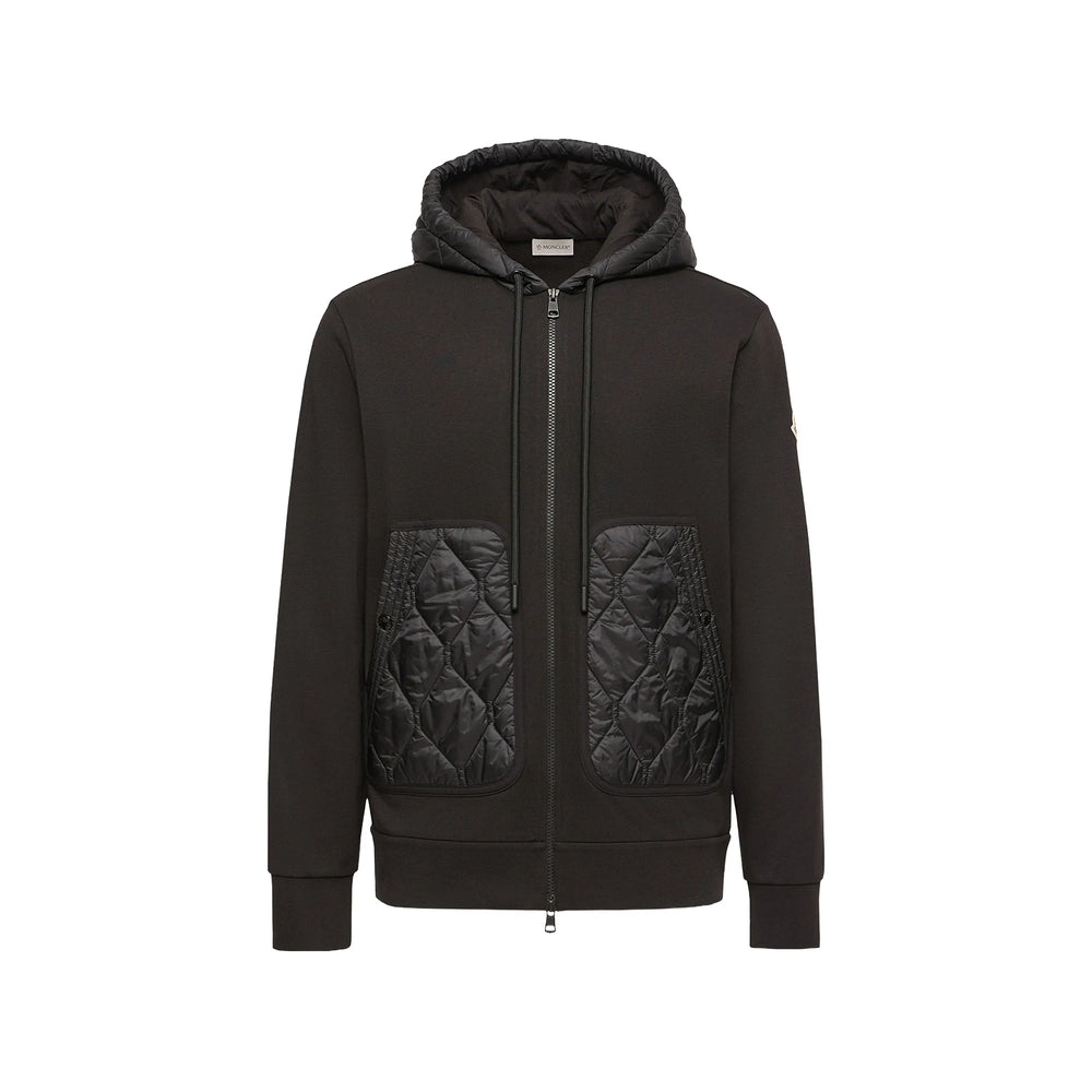Moncler Black Sweaters & Knitwear - Hoodies Men