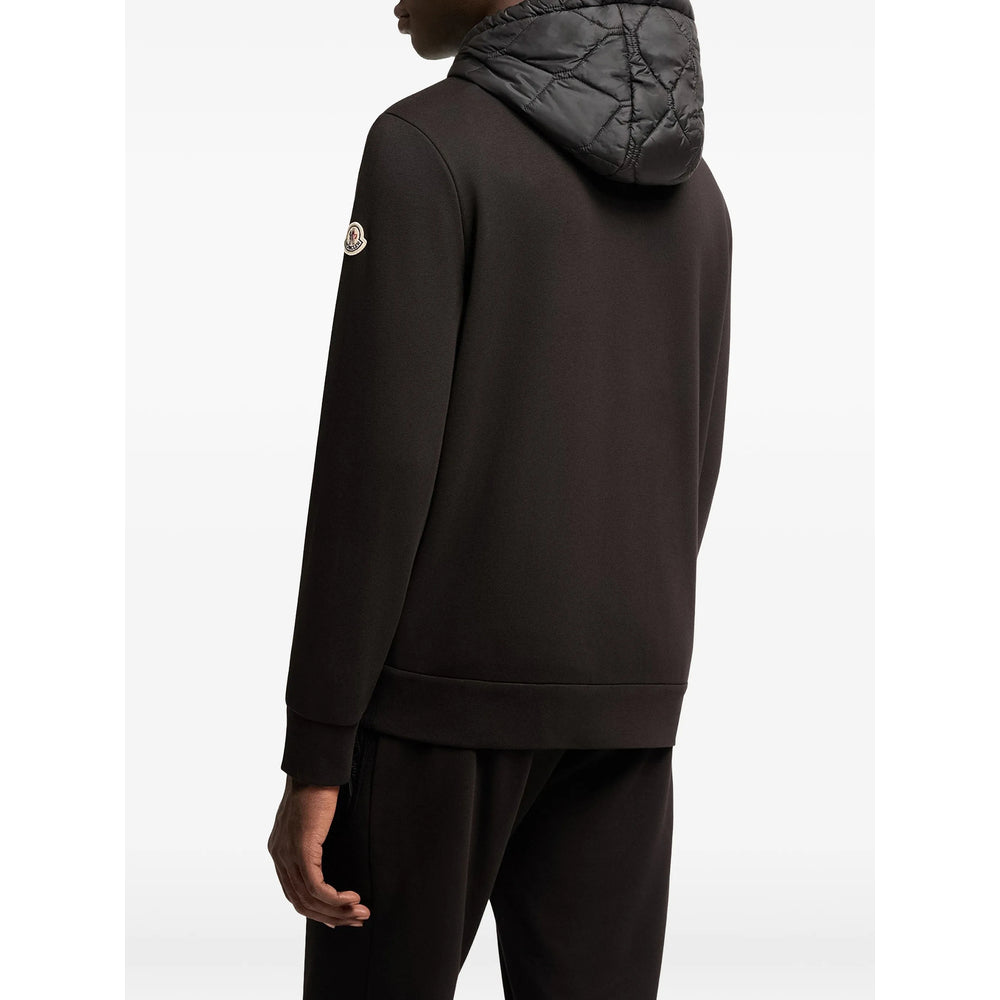 Moncler Black Sweaters & Knitwear - Hoodies Men