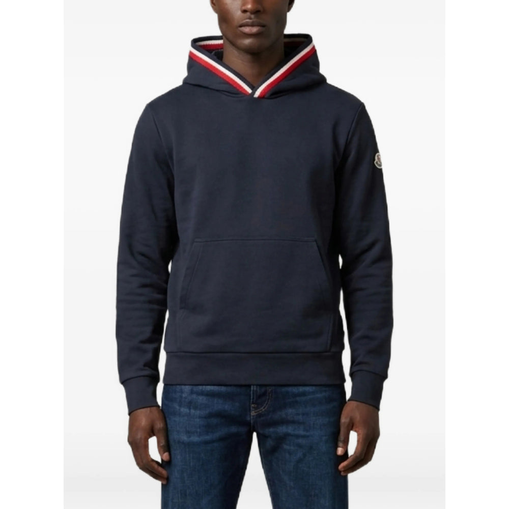 Moncler Blue Sweaters & Knitwear - Hoodies Men