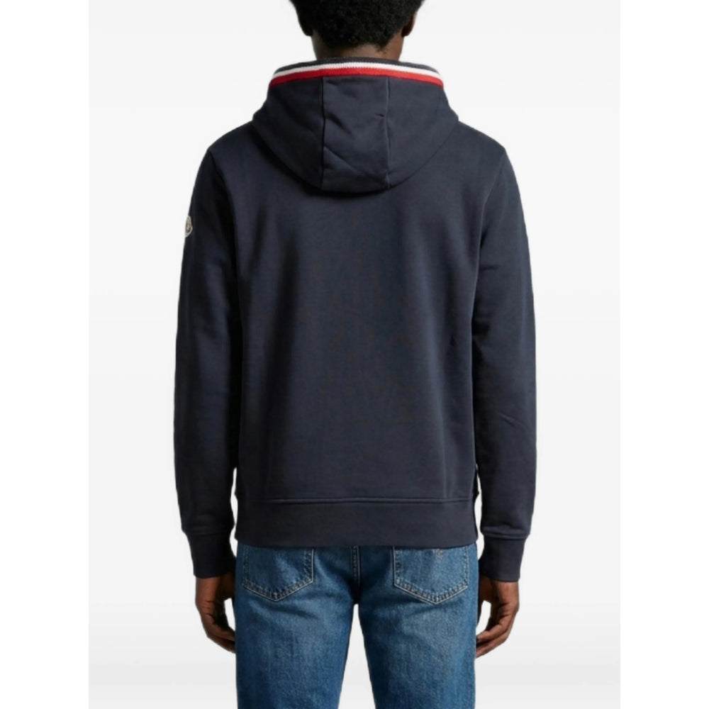 Moncler Blue Sweaters & Knitwear - Hoodies Men