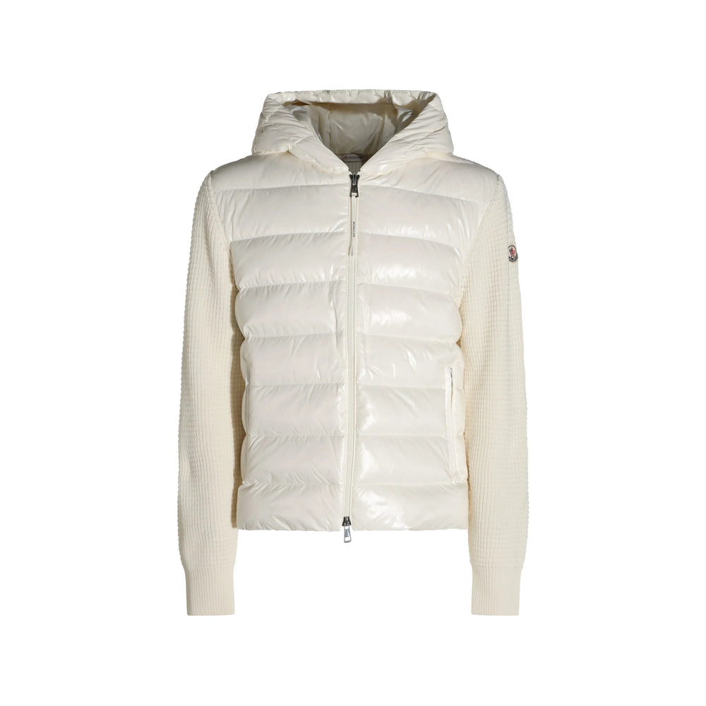 Moncler White Jackets - Padded & Down Jackets Men