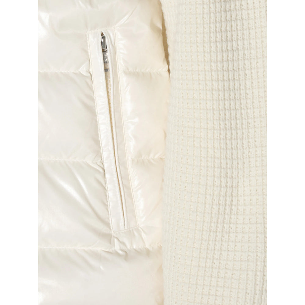Moncler White Jackets - Padded & Down Jackets Men