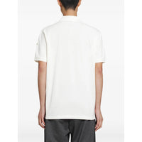 Moncler White Polo Shirts Men