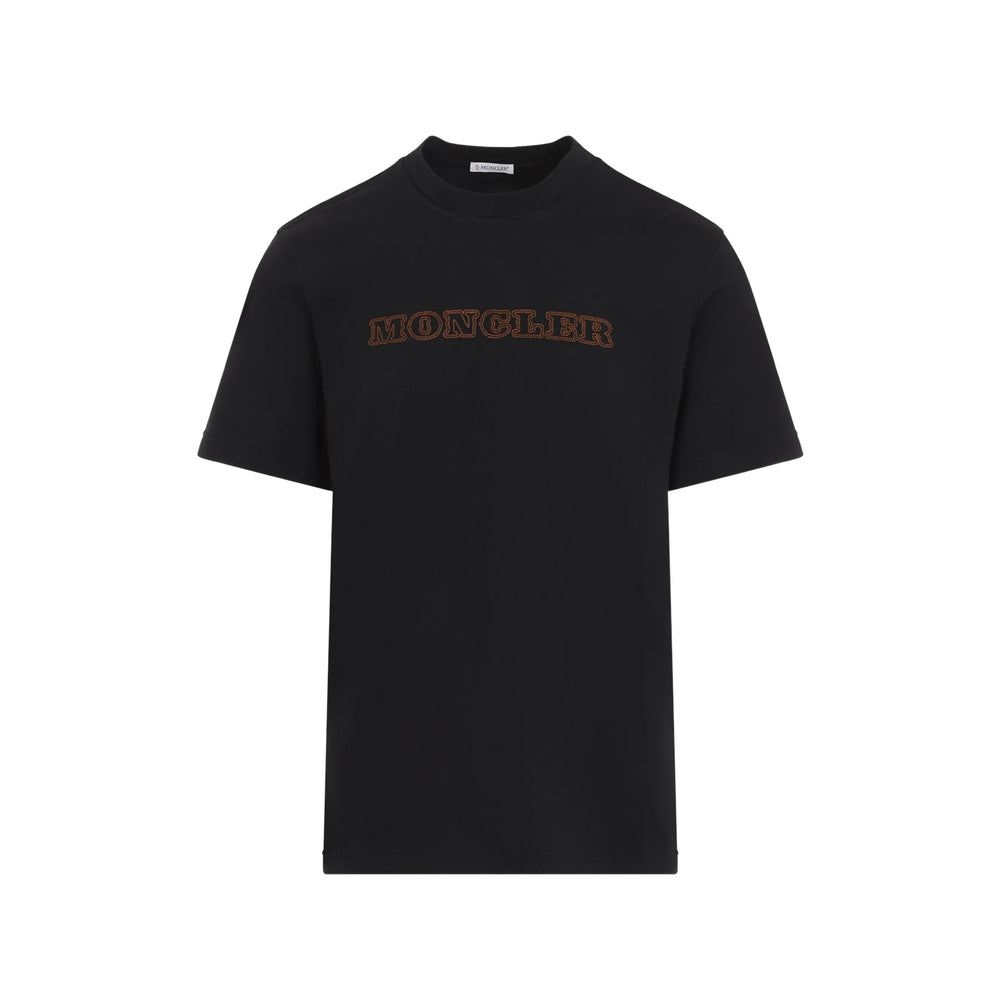 Moncler Black T-Shirts & Vests - T-Shirts Men