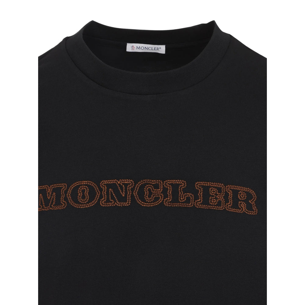 Moncler Black T-Shirts & Vests - T-Shirts Men