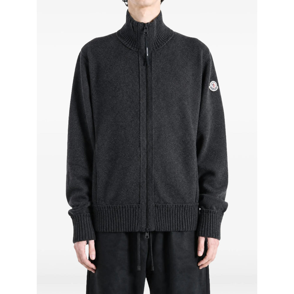 Moncler Grey Sweaters & Knitwear - Cardigans Men