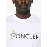Moncler White T-Shirts & Vests - T-Shirts Men