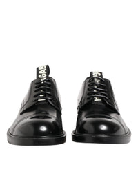Dolce & Gabbana Dolce & Gabbana Black Leather Dress Lace Up Men Formal Men's Shoes