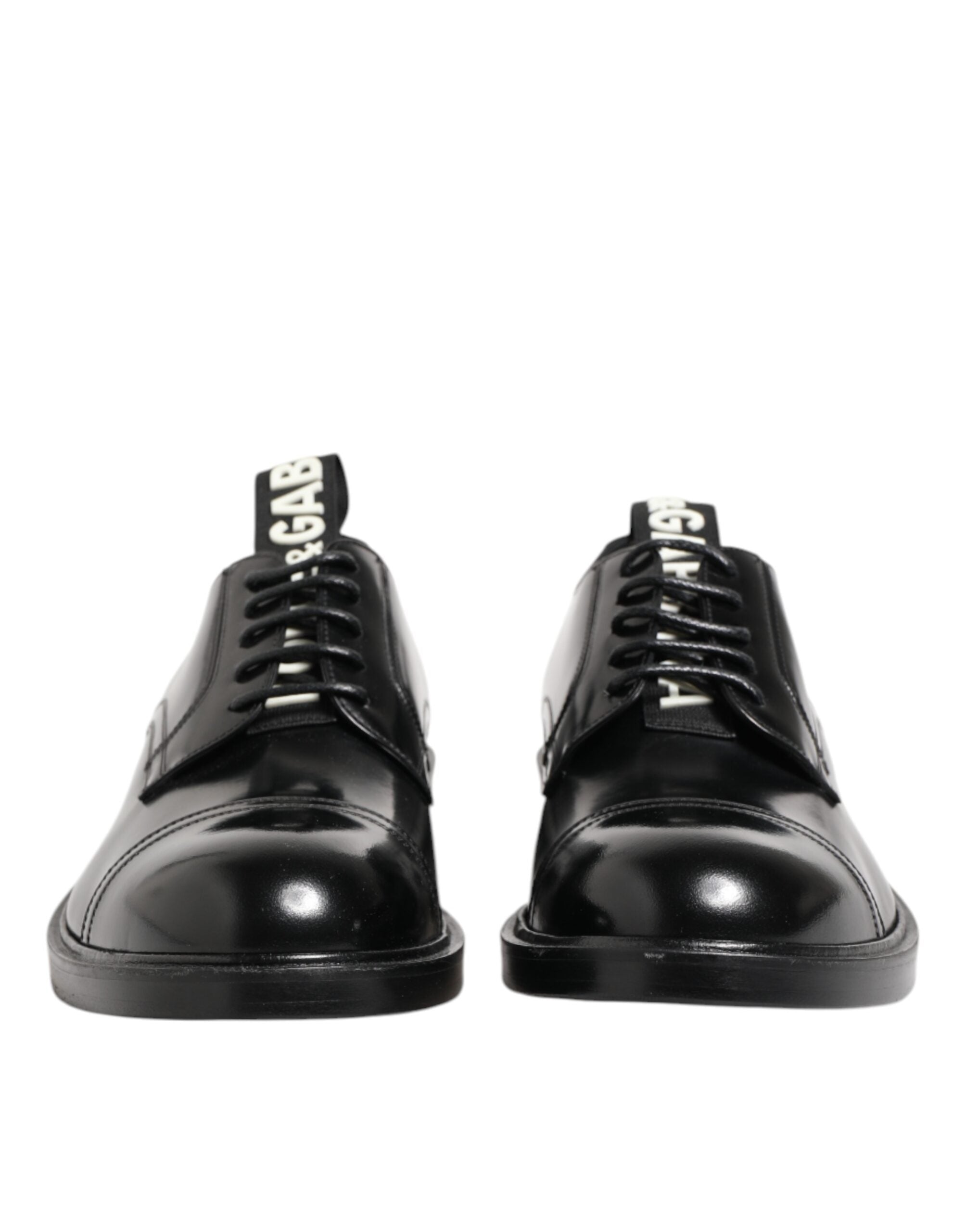Dolce & Gabbana Dolce & Gabbana Black Leather Dress Lace Up Men Formal Men's Shoes