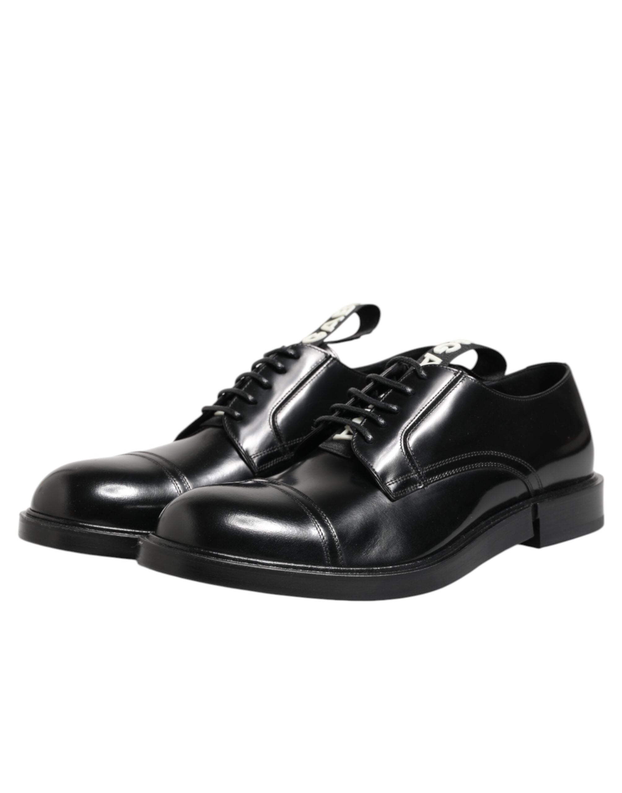 Dolce & Gabbana Dolce & Gabbana Black Leather Dress Lace Up Men Formal Men's Shoes