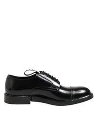 Dolce & Gabbana Dolce & Gabbana Black Leather Dress Lace Up Men Formal Men's Shoes