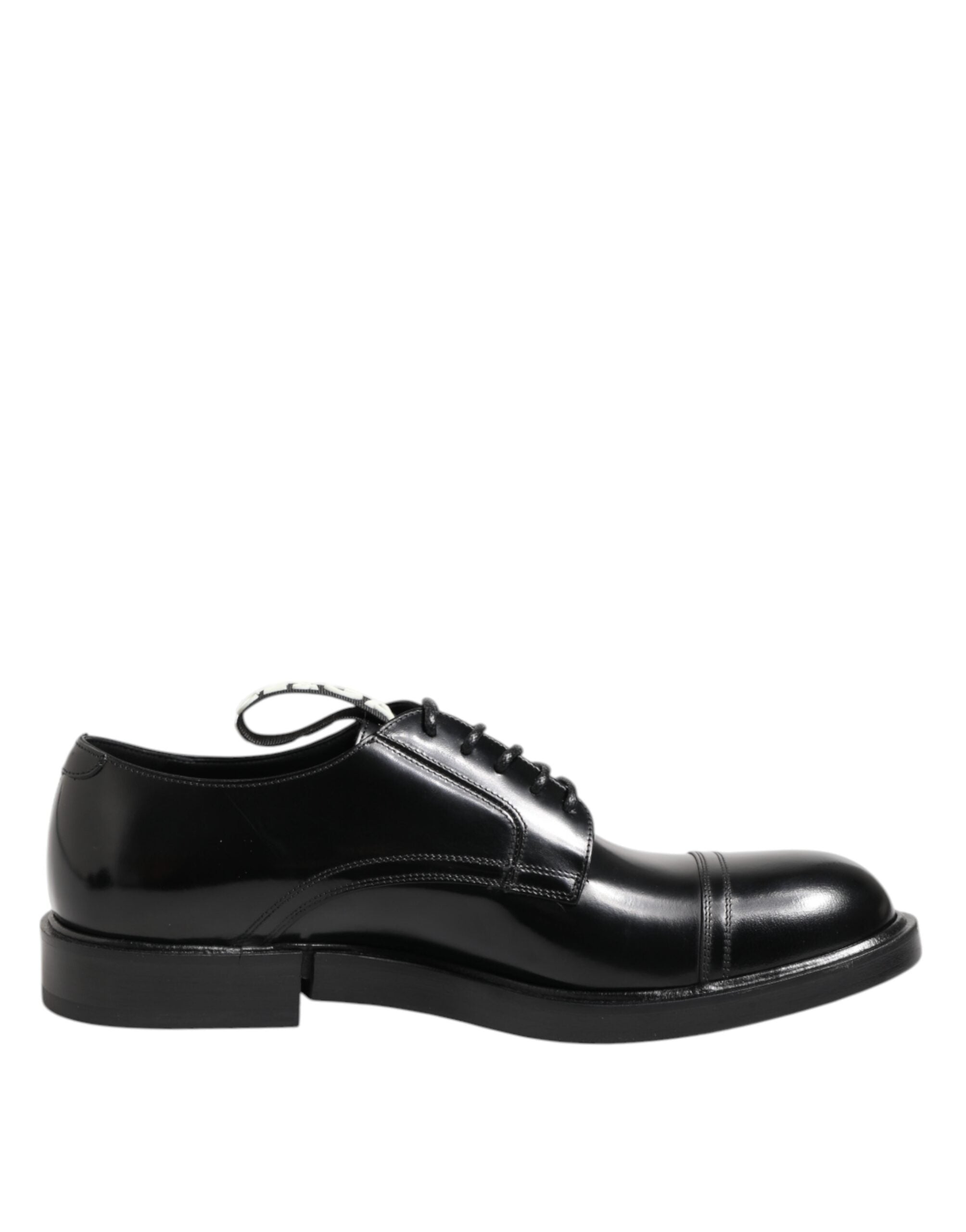 Dolce & Gabbana Dolce & Gabbana Black Leather Dress Lace Up Men Formal Men's Shoes