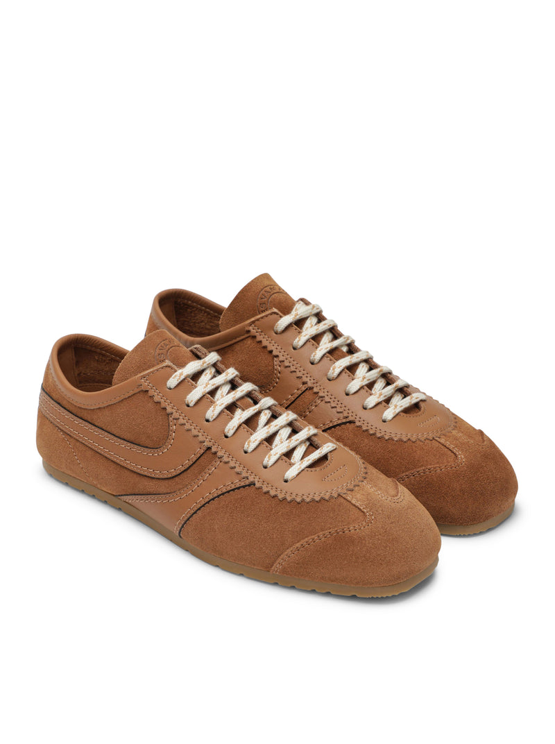 Dries Van Noten Women Dries Van Noten Suede And Smooth Leather Sneakers