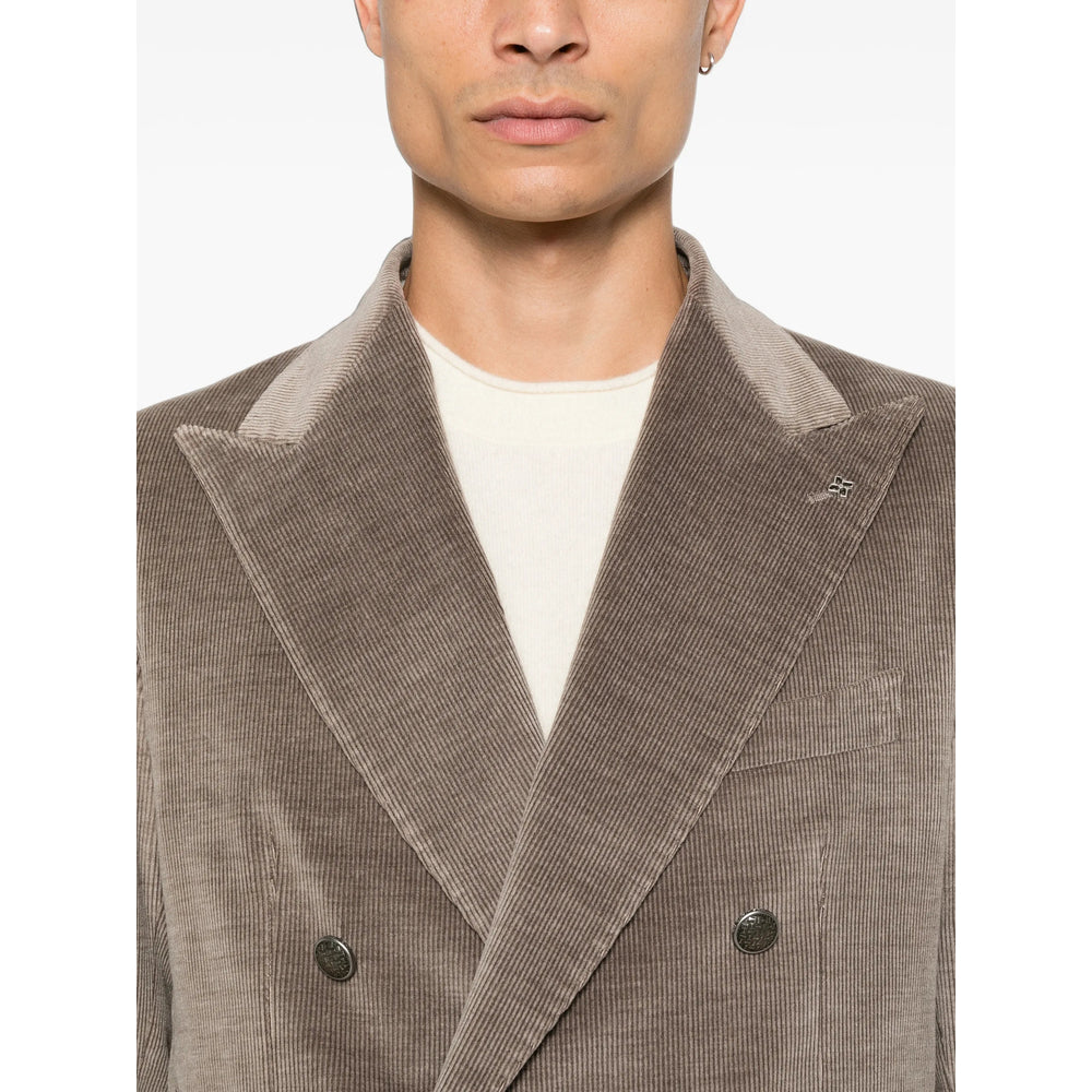 Tagliatore Grey Jackets - Blazers Men