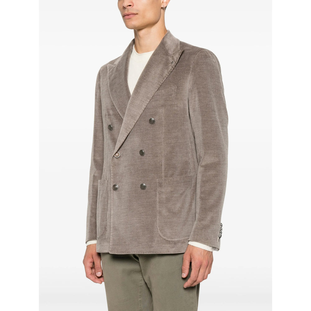 Tagliatore Grey Jackets - Blazers Men